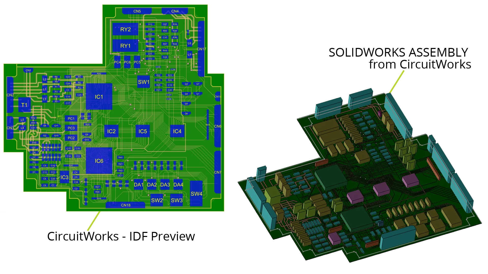 Import PCB Boards as SOLIDORKS Assemblies with CircuitWorks